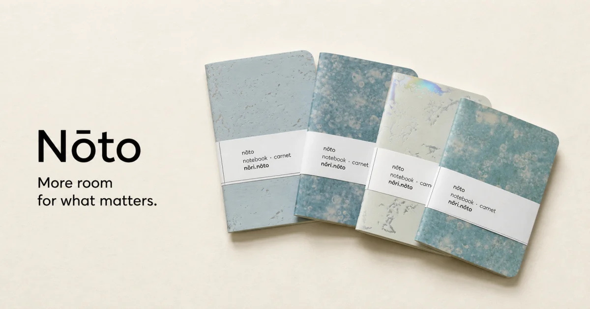 Creative-paper Nōto notebooks
